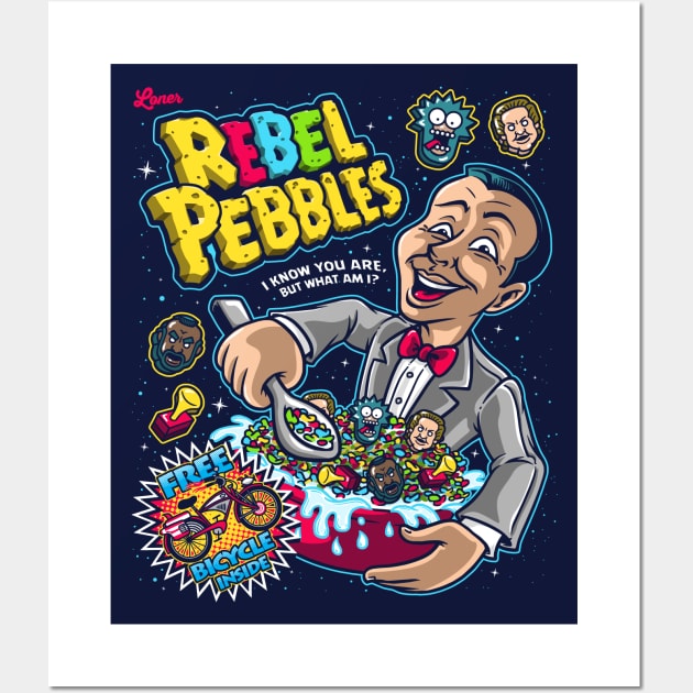 Rebel Pebbles Wall Art by Punksthetic